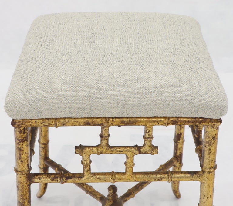 Faux Bamboo Bar Stool MidCentury Modern at 1stDibs faux bamboo bar