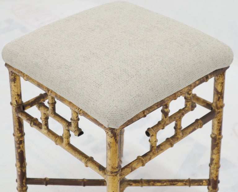 Faux Bamboo Bar Stool MidCentury Modern at 1stDibs faux bamboo bar