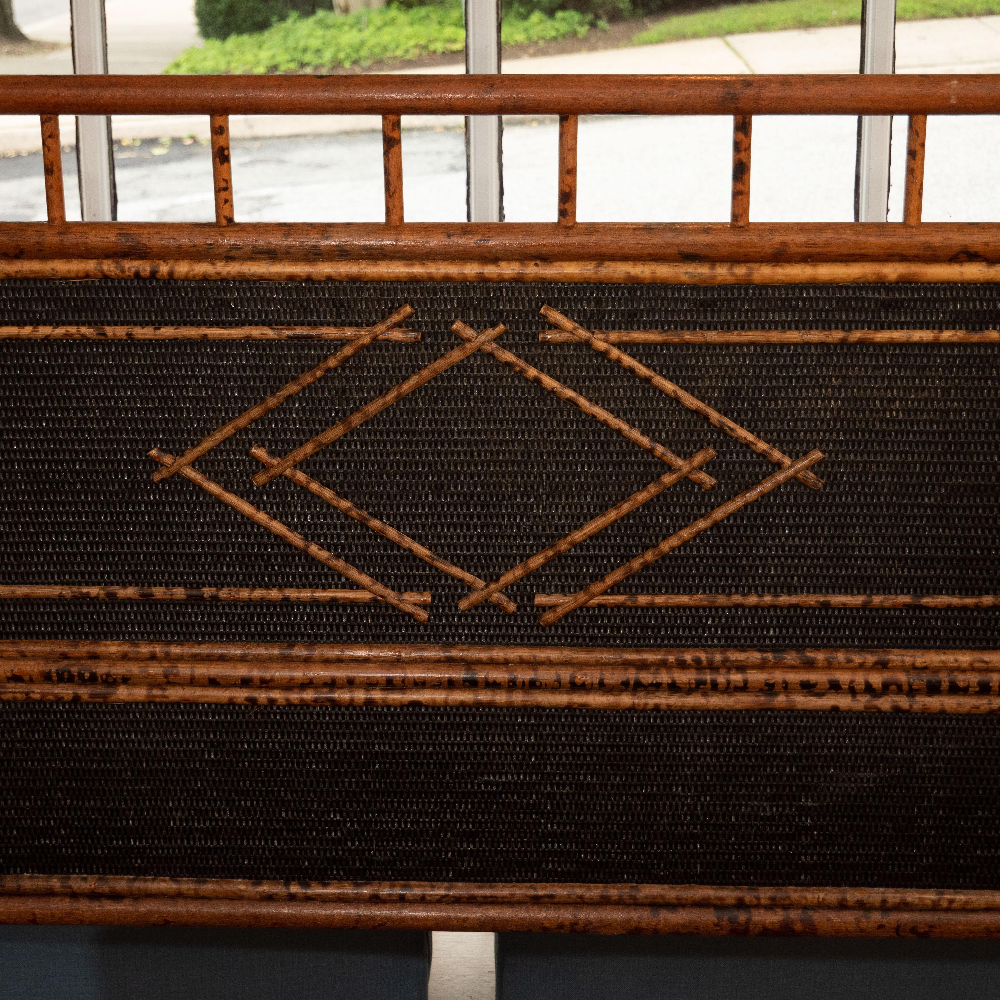 Unknown Faux Bamboo Bed Frame