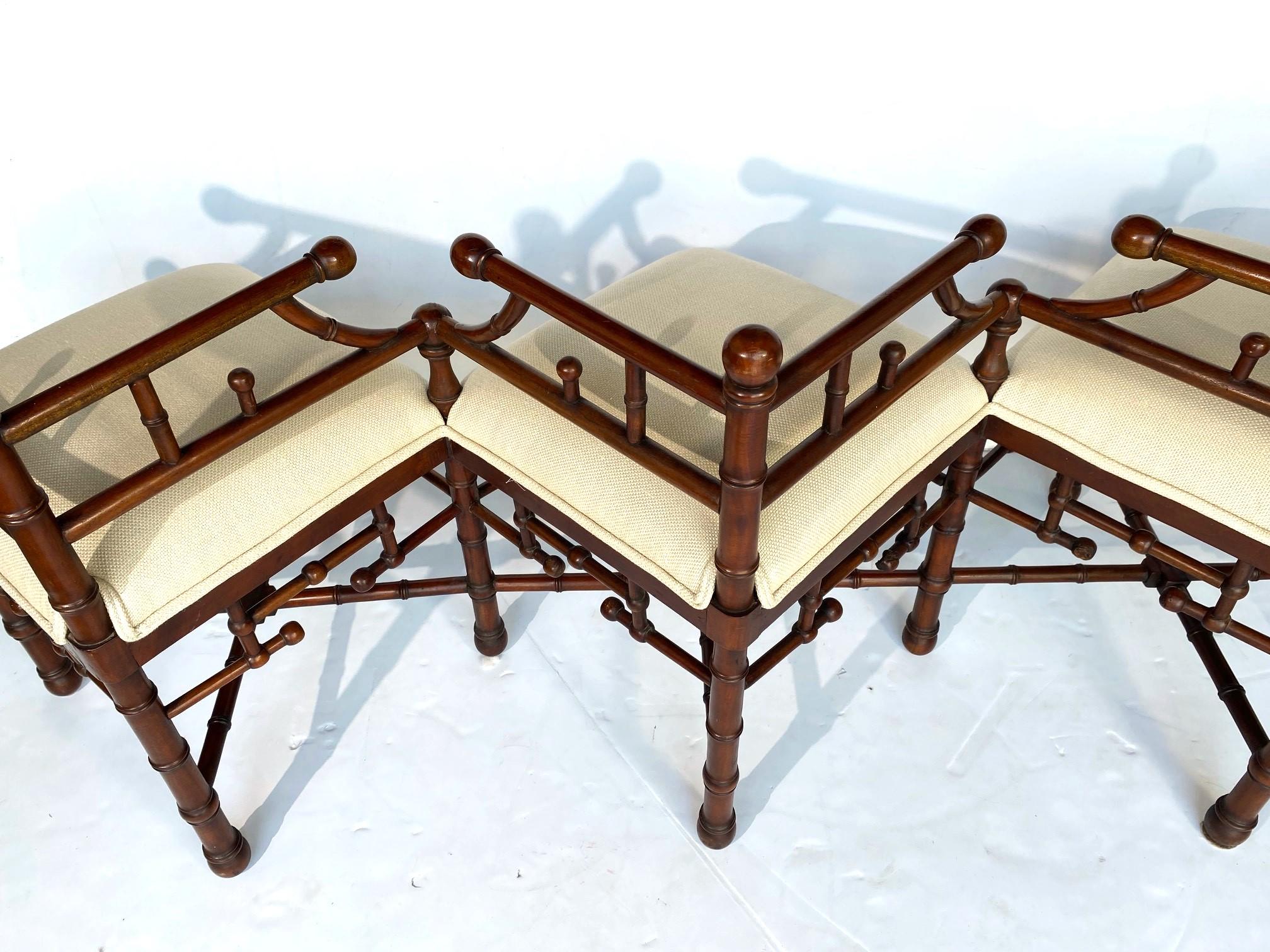 Faux-Bamboo Bench 2