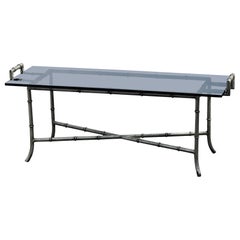 Faux Bamboo Bench Or Coffee Table ca' 1970's