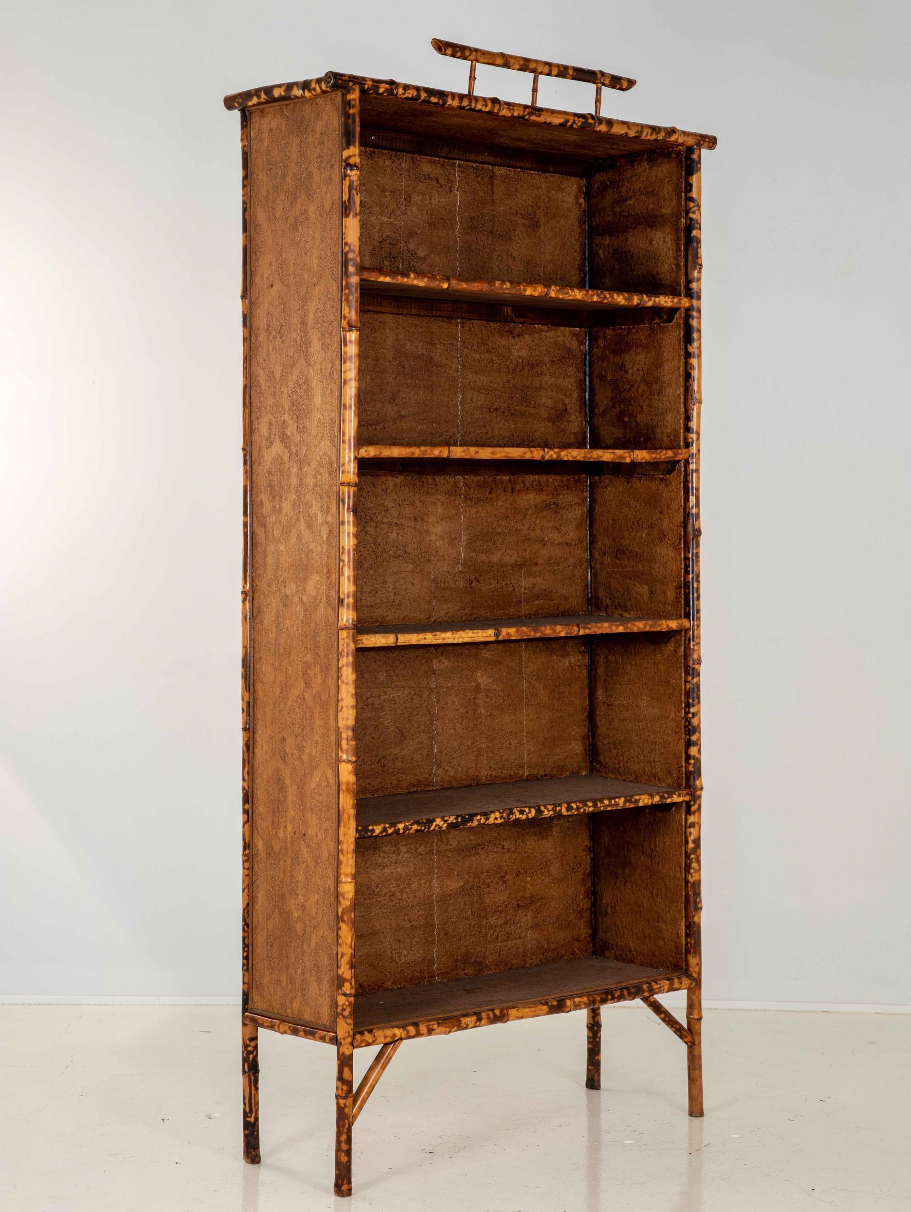 Chinoiserie Faux Bamboo Bookcase