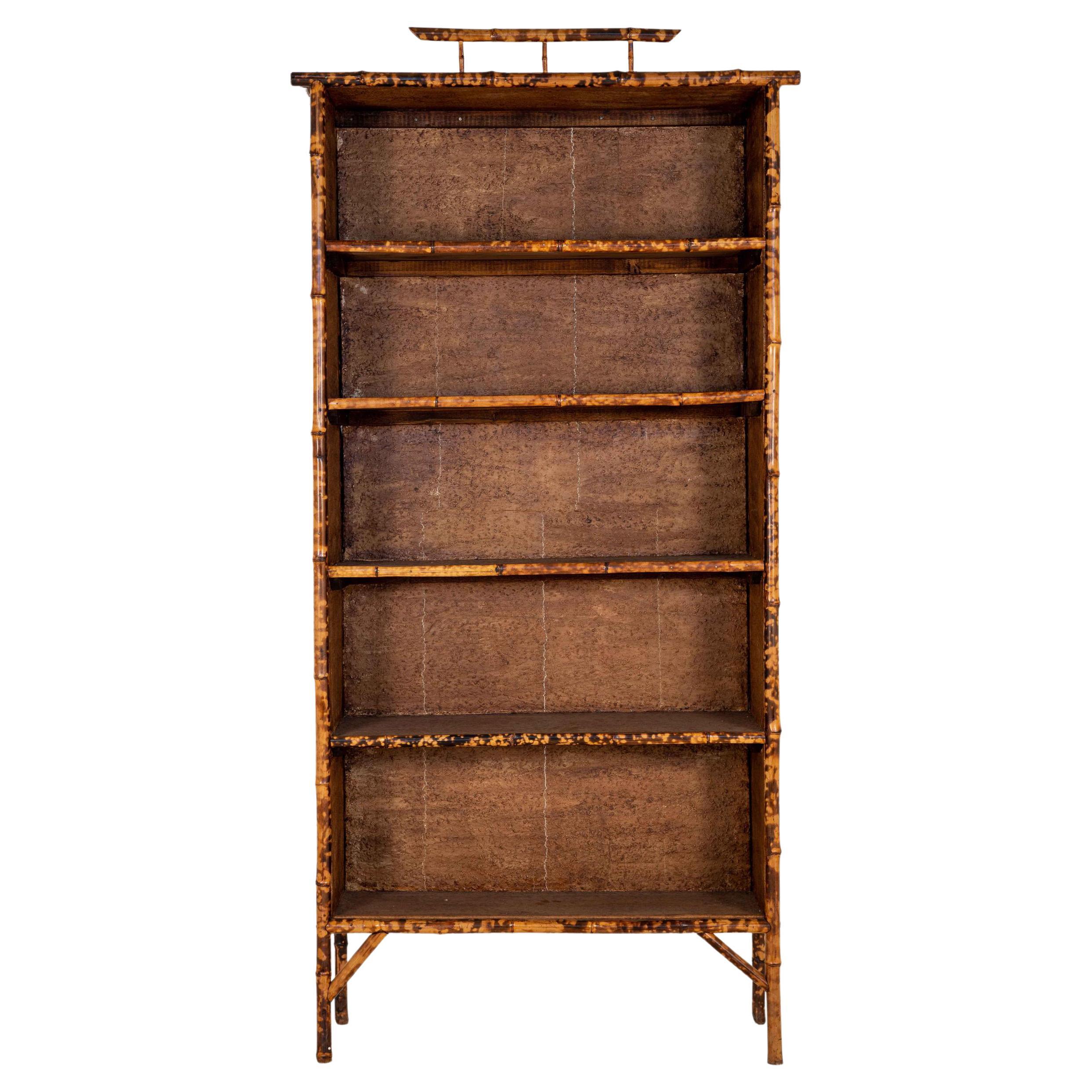 Faux Bamboo Bookcase