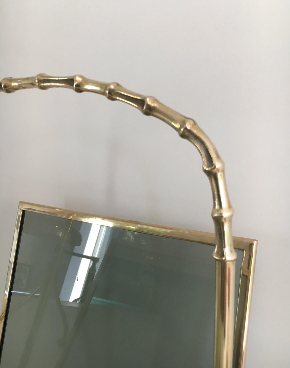 Porte-revues en faux bambou et bronze par Maison Baguès en vente 4