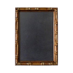 Vintage Faux Bamboo Brown Wood Photo Frame