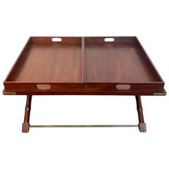 Faux Bamboo Campaign Style Coffee Table by Ralph Lauren
