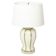 Faux Bamboo Ceramic Table Lamp