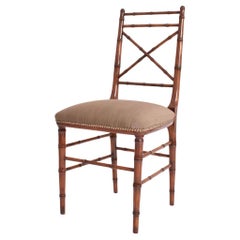 Faux bamboo chair, 1960s.