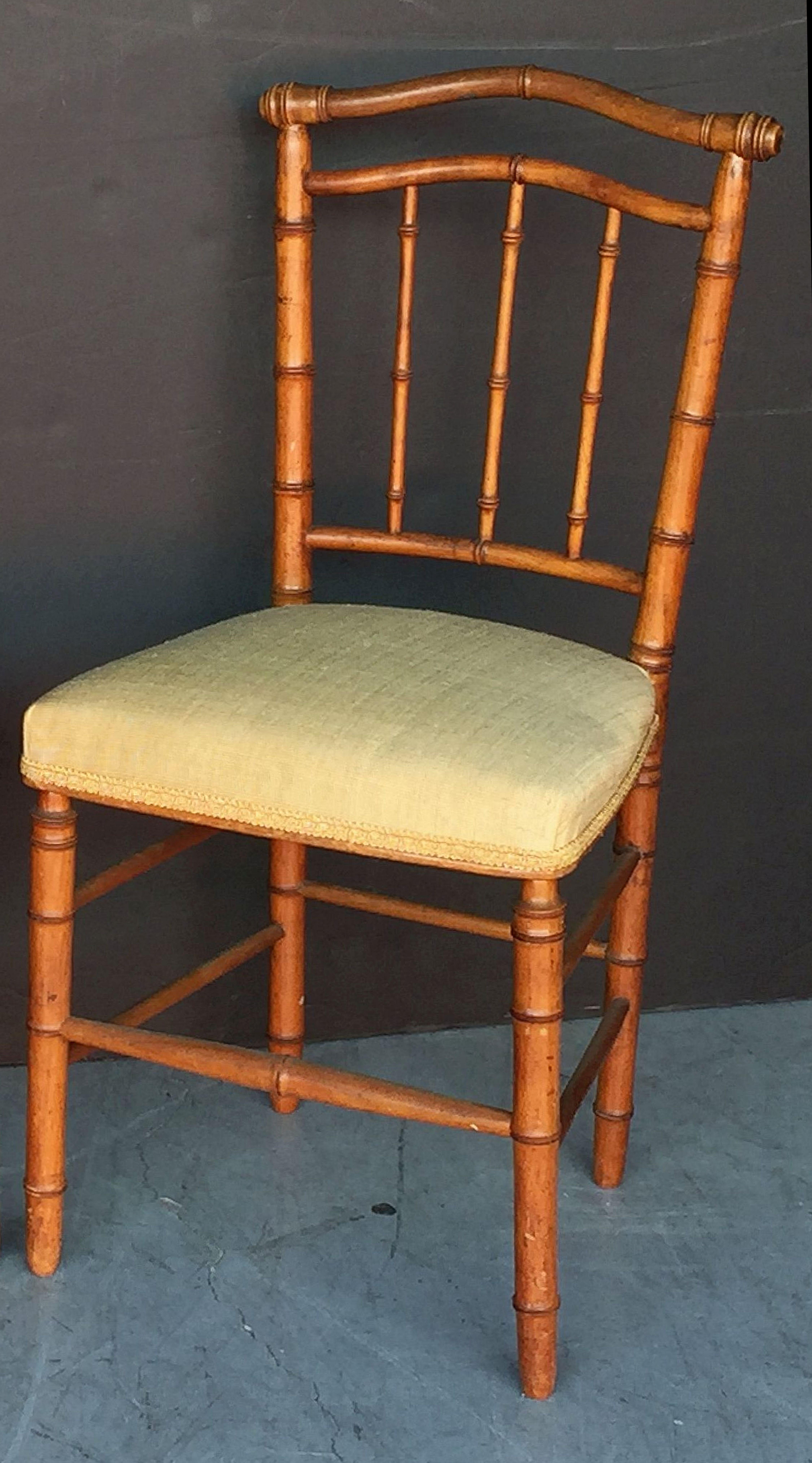 silk upholstered chair