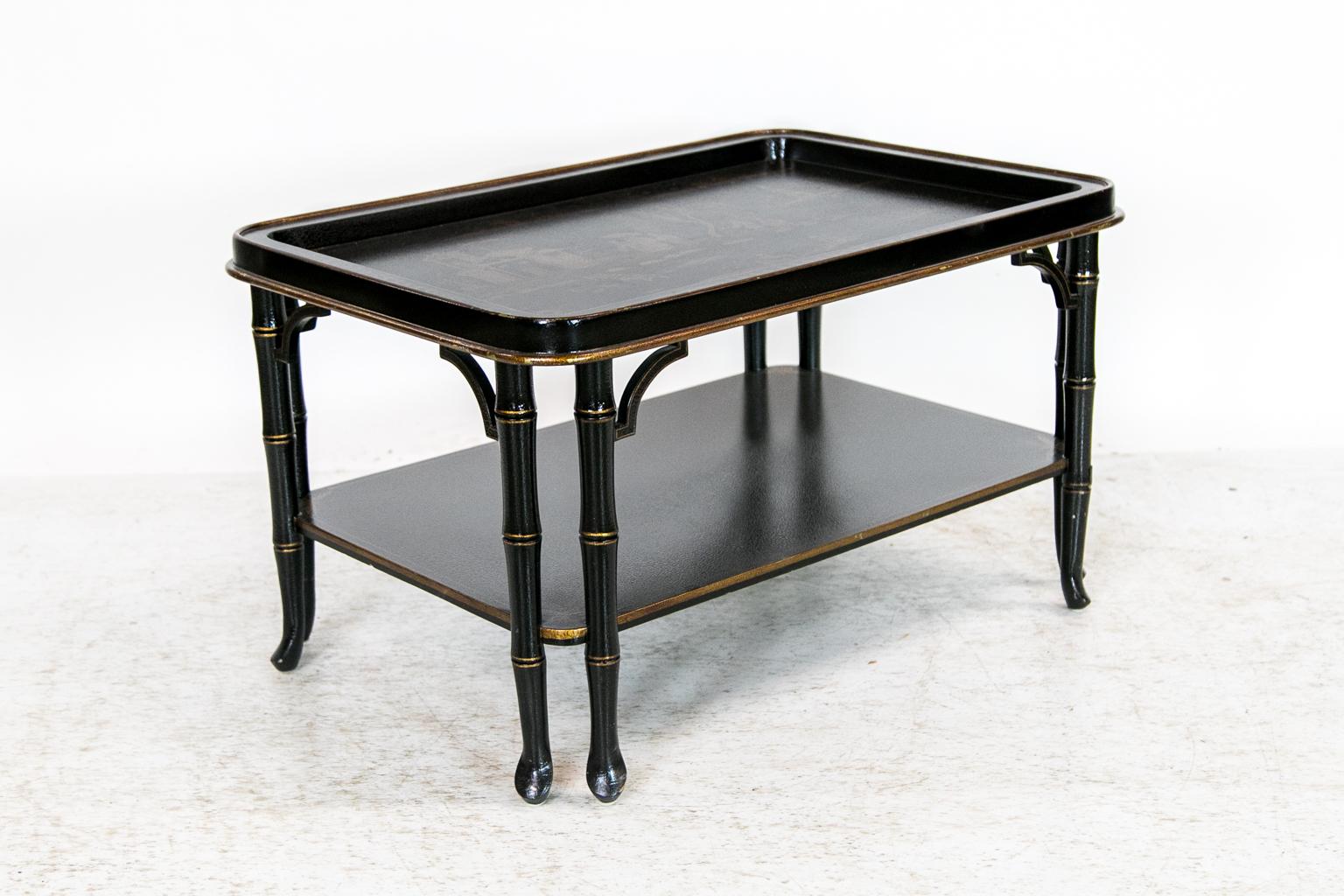 Faux Bamboo Chinoiserie Coffee Table 1