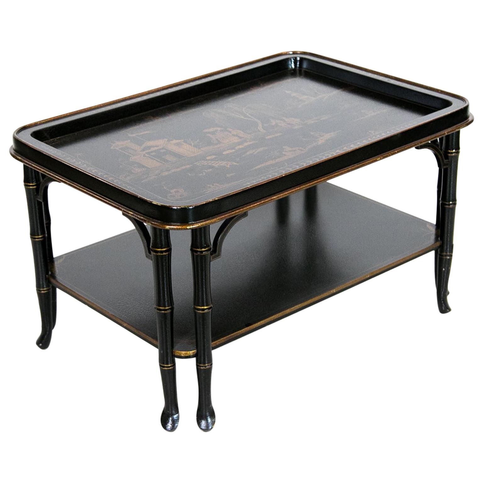 Faux Bamboo Chinoiserie Coffee Table