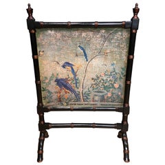 Pare-feu Chinoiserie en faux bambou