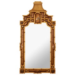 Faux Bamboo Chinoiserie Mirror