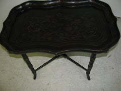 Faux Bamboo Chinoiserie Tray Cocktail Table Bombay Co.