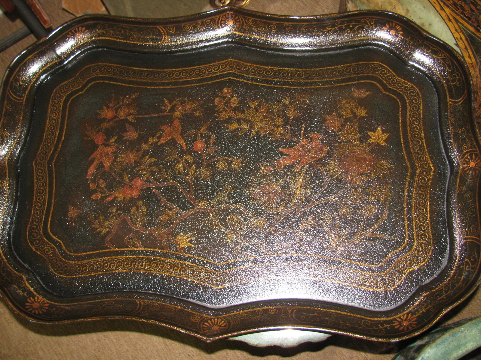 Faux Bamboo Chinoiserie Tray Cocktail Table Bombay Co. at 1stDibs bombay company tray table