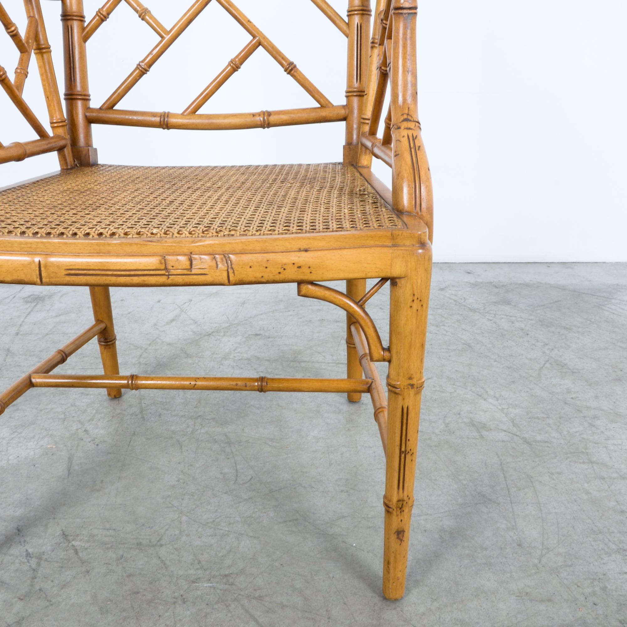 Faux Bamboo Chippendale Chinese Dining Chairs, Set of Eight 5