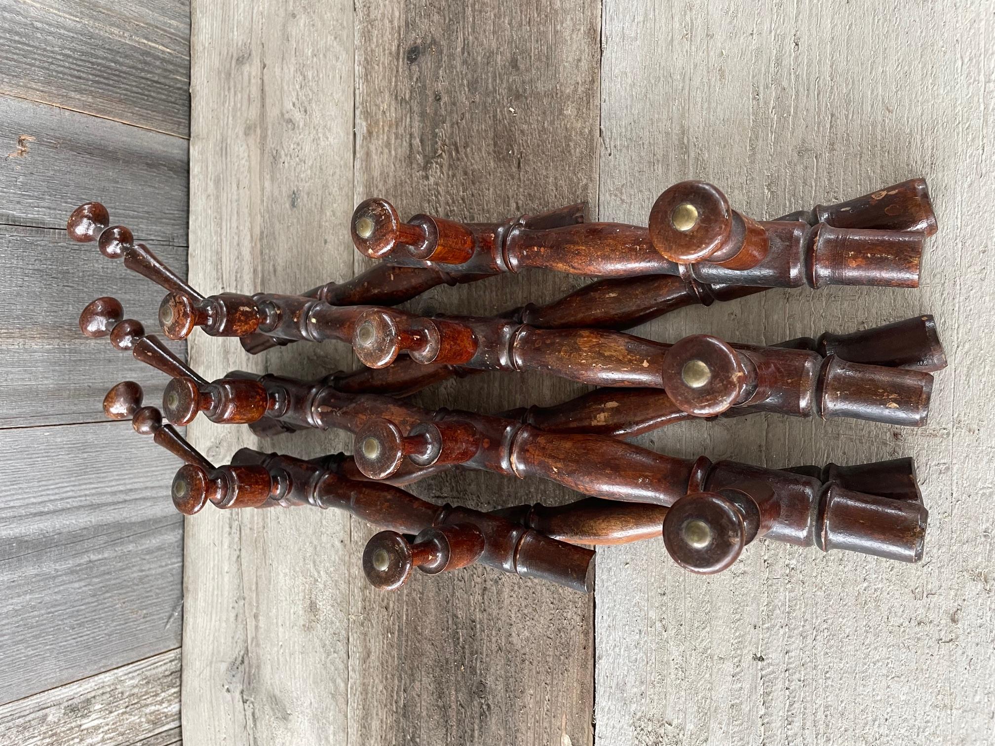 20th Century Faux bamboo coat and hat rack