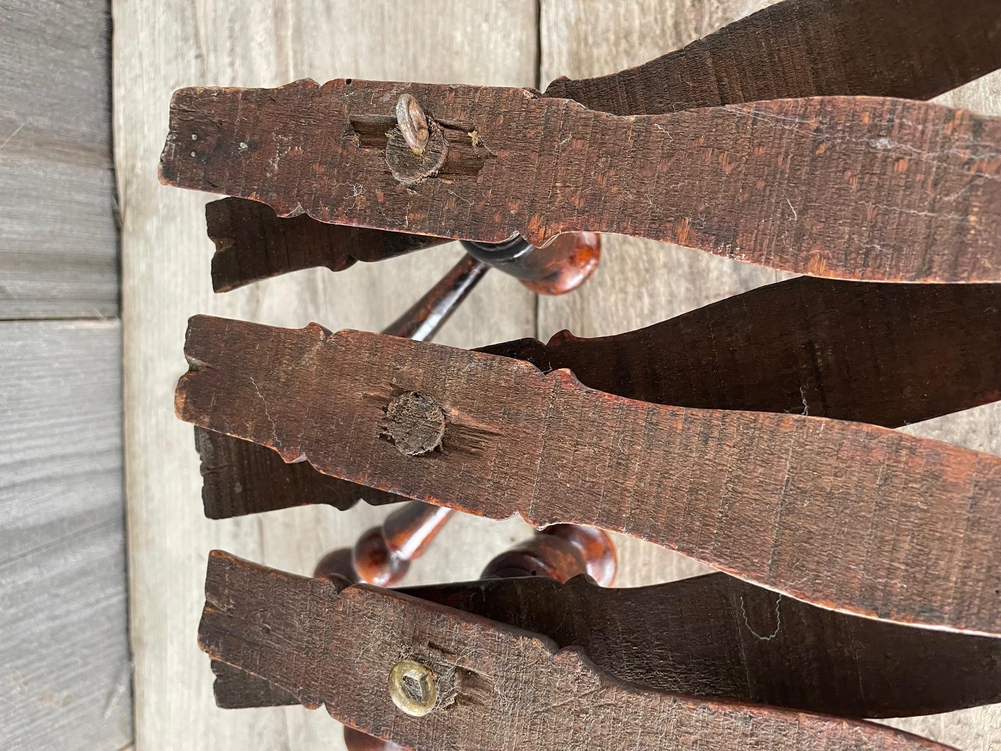 Faux bamboo coat and hat rack 1