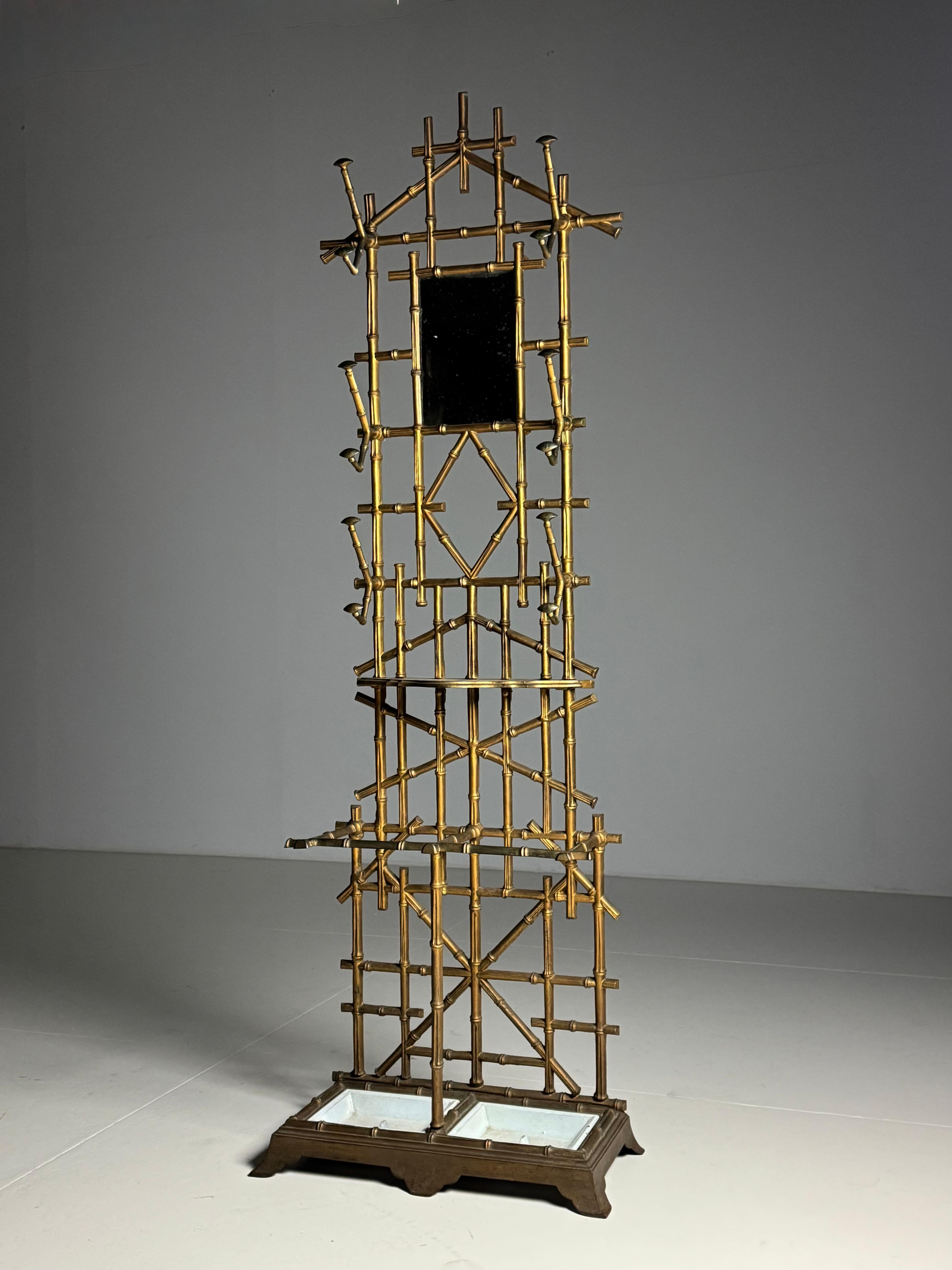 Faux Bamboo Coat Rack 19th century For Sale 5