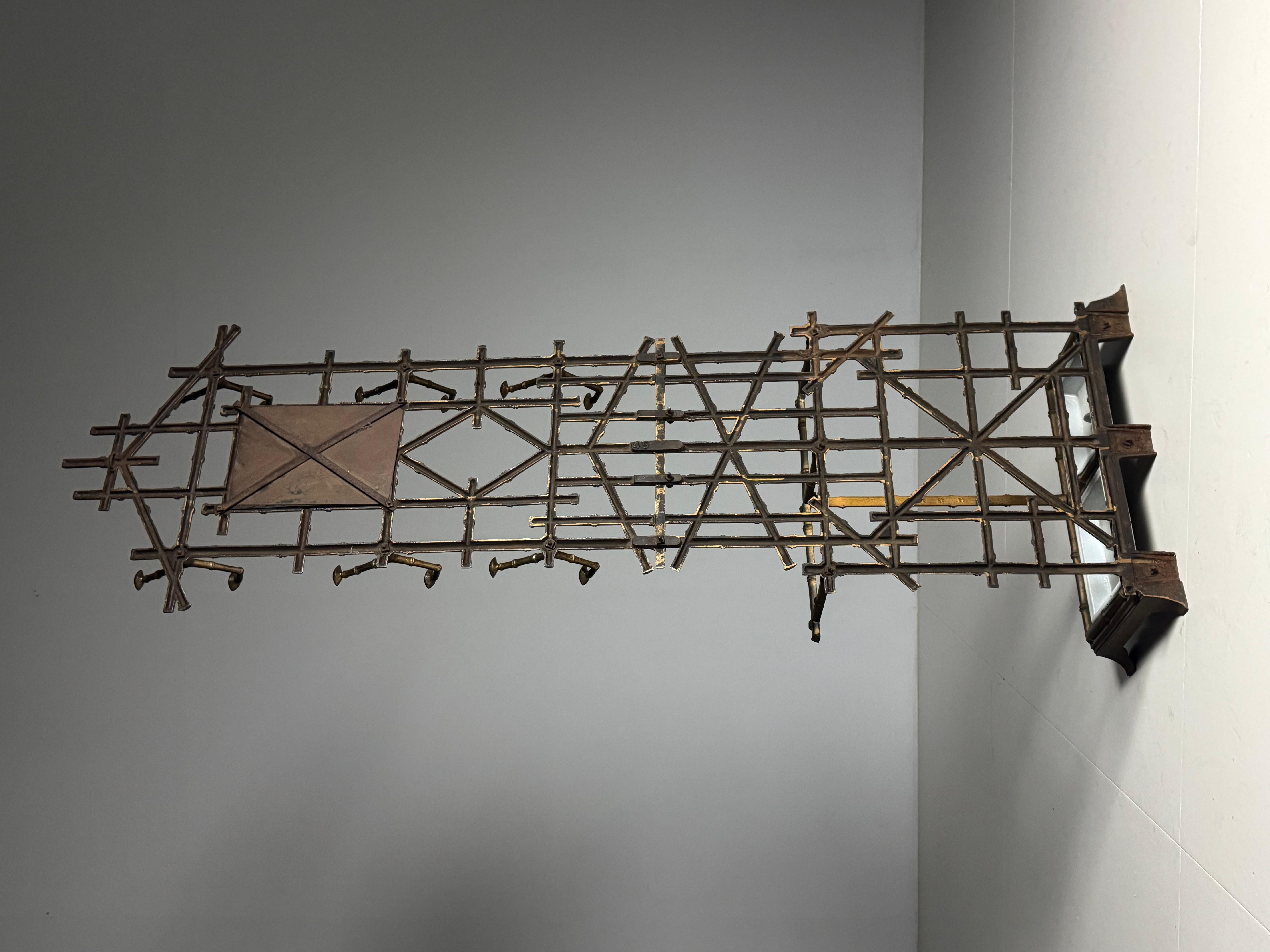 Faux Bamboo Coat Rack 19th century For Sale 6