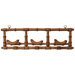 Antique Faux Bamboo Coat Rack, circa 1900