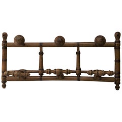 Antique Faux Bamboo Coat Rack, circa 1900