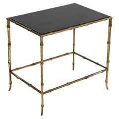 Faux bamboo coffee table by Maison Bagues