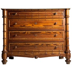 Cómoda de bambú sintético 1900