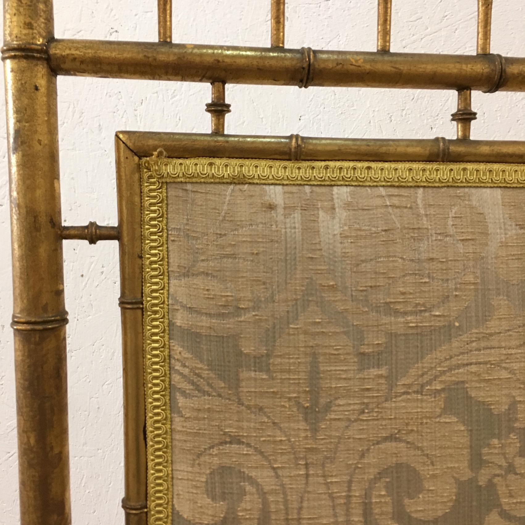 Faux Bamboo Decorative French Fire Screen 4