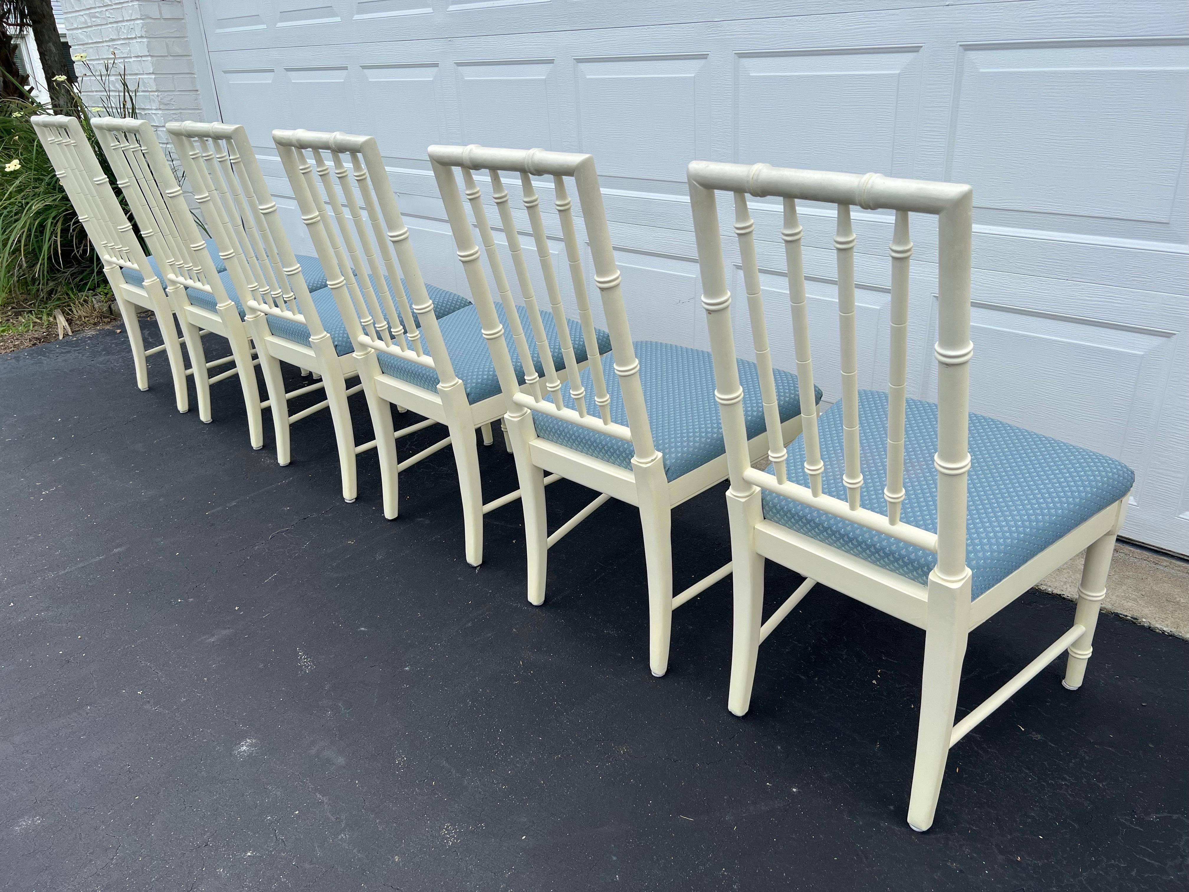 Faux Bamboo Dining Set by Thomasville 5