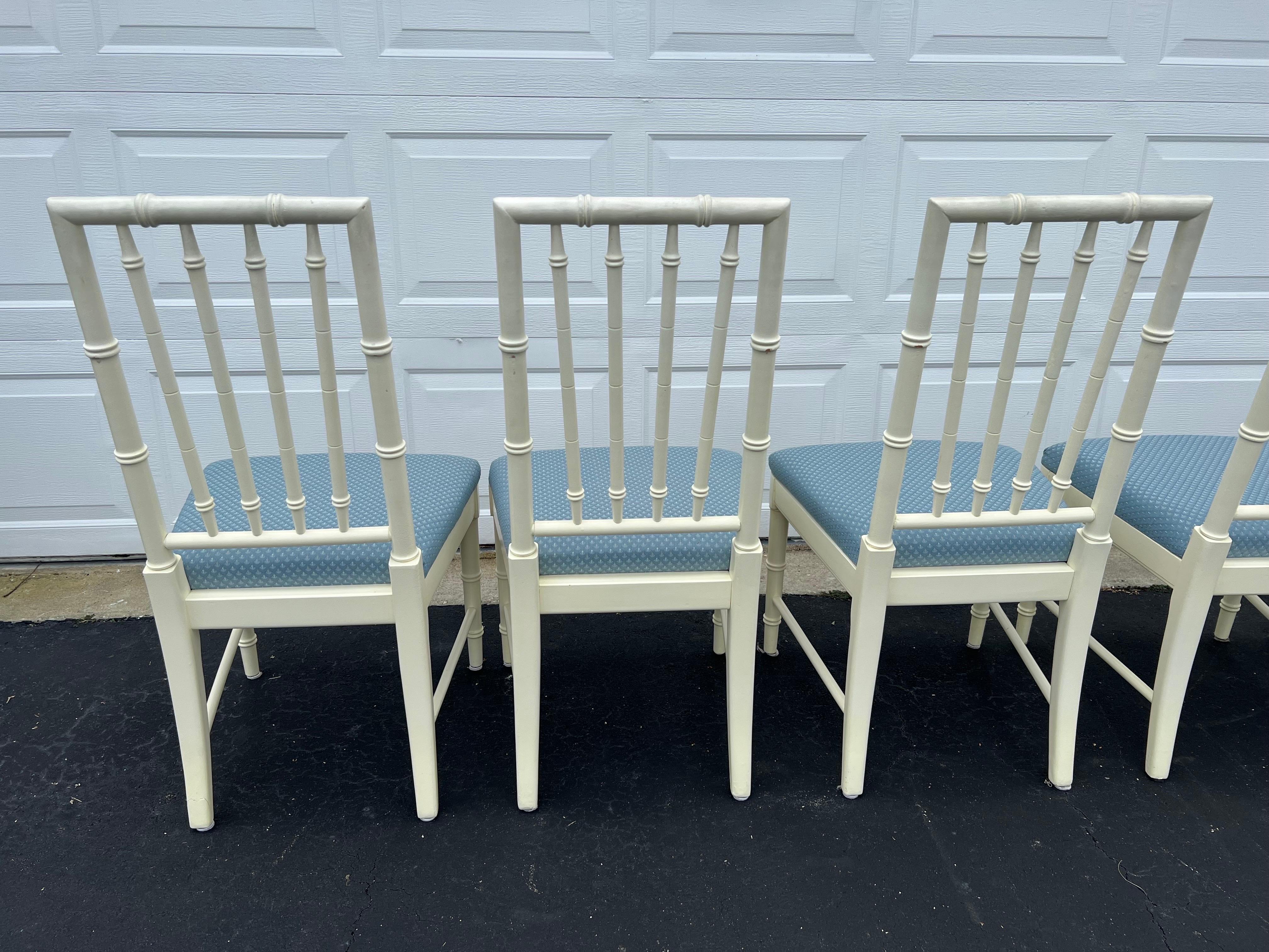 Faux Bamboo Dining Set by Thomasville 6