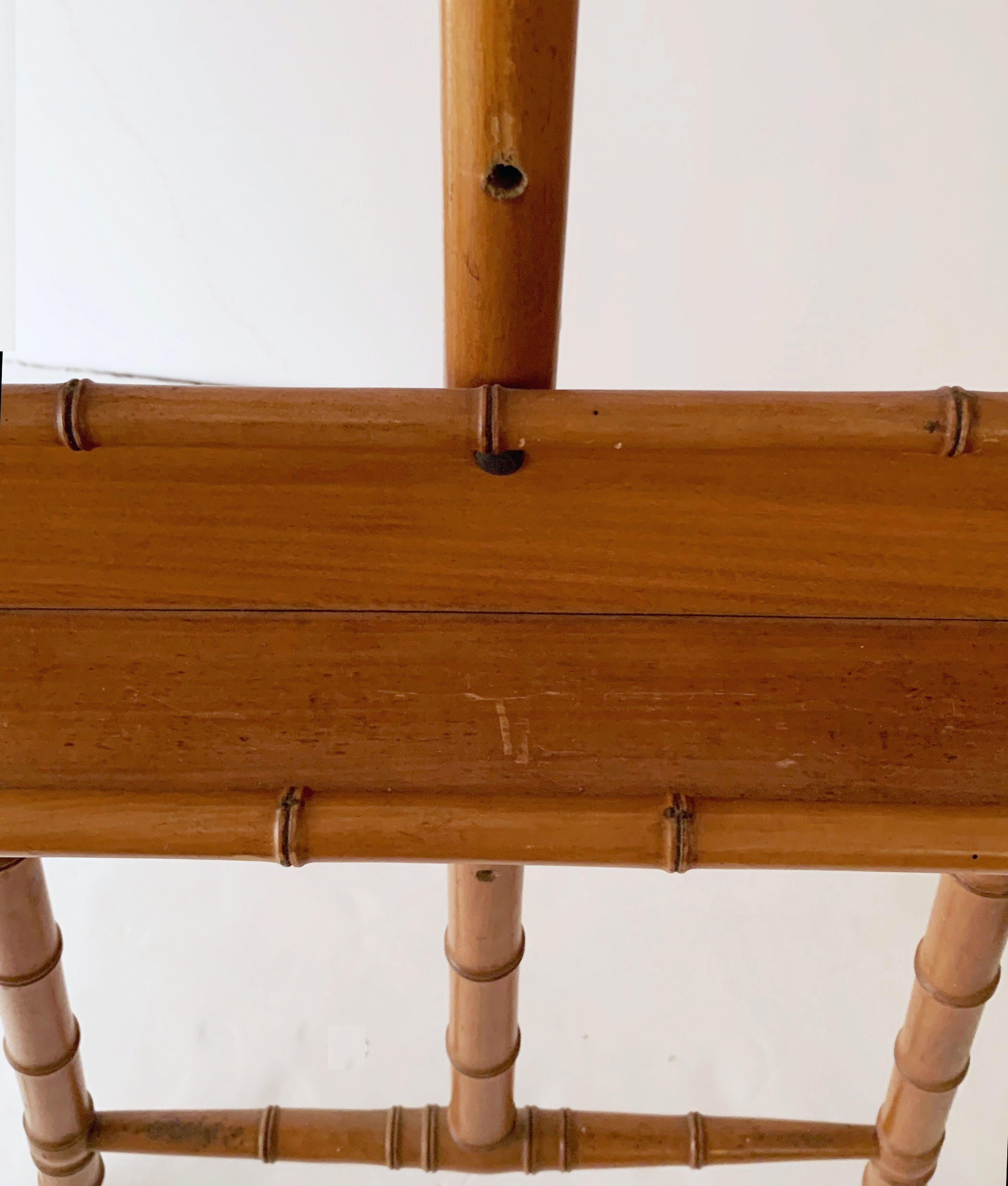 Caballete de imitación de bambú de madera torneada en venta 10