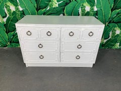 Faux Bamboo Double Dresser by Omega