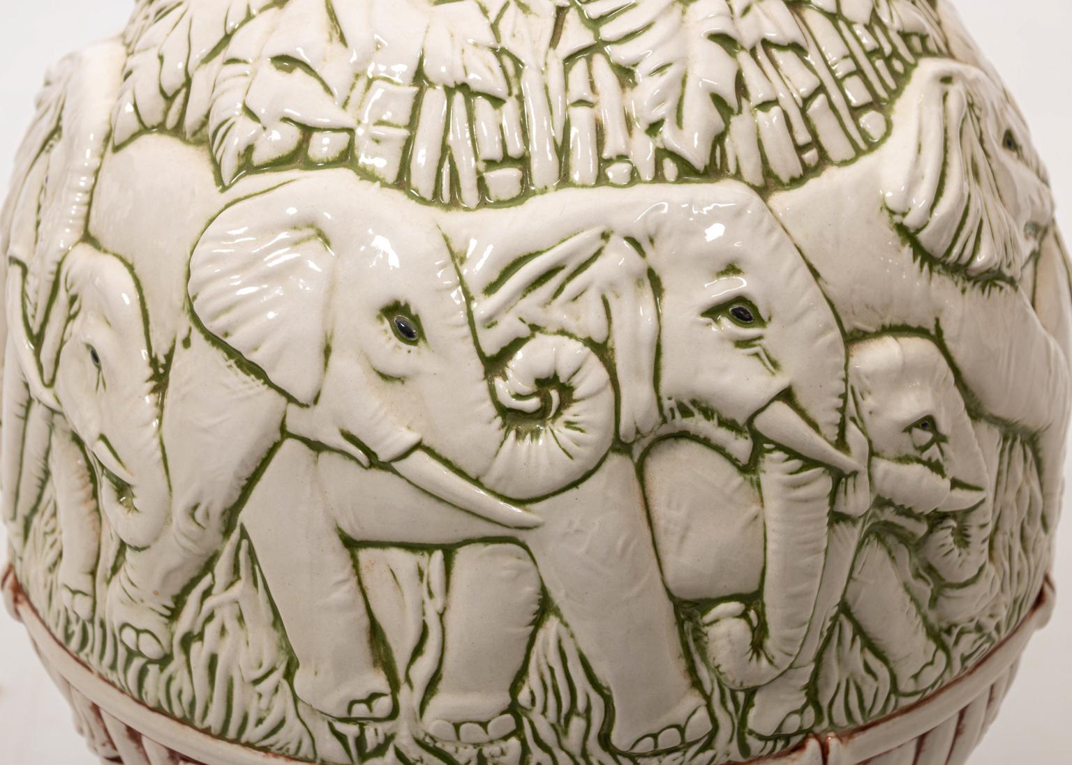 ceramic elephant lamp