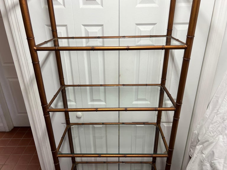 Faux Bamboo Etagere For Sale 10