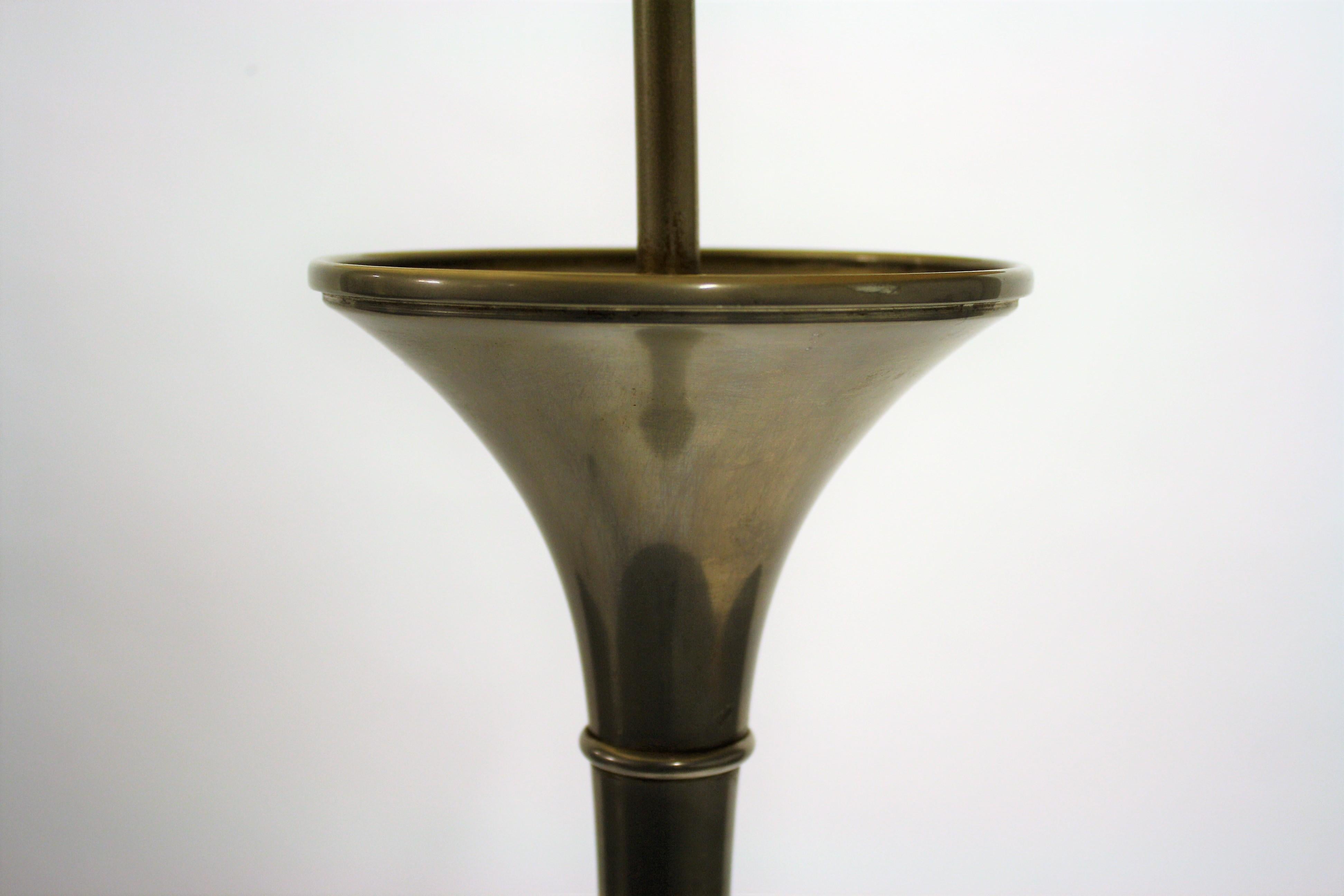 Faux Bamboo Floor Lamp by Ingo Maurer, 1968 In Good Condition In HEVERLEE, BE