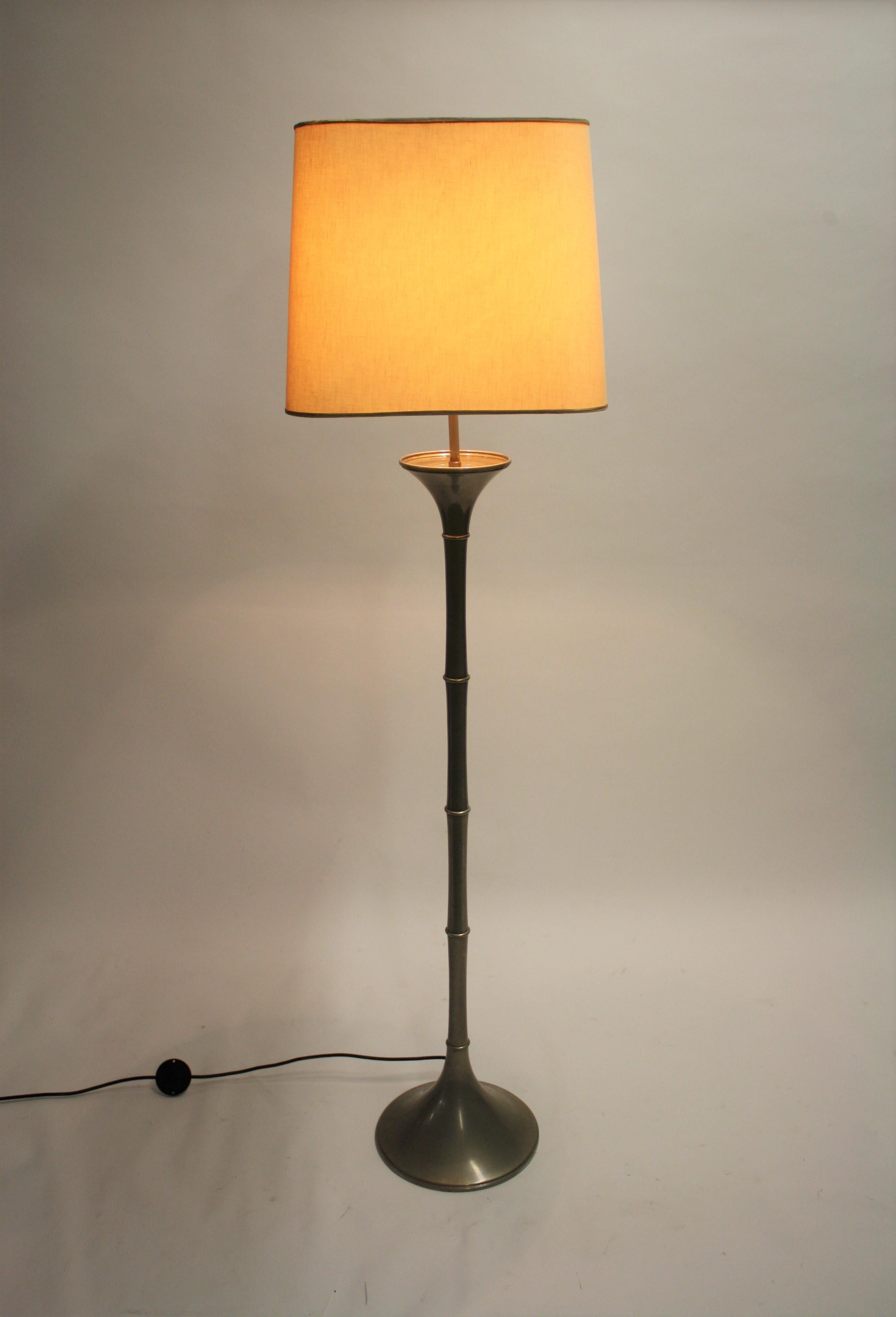 Faux Bamboo Floor Lamp by Ingo Maurer, 1968 2