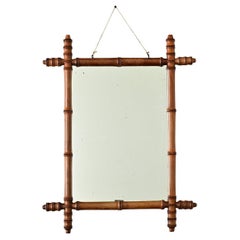 Faux Bamboo Framed Mirror Faux Bamboo Framed Mirror