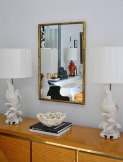 Faux Bamboo Giltwood Mirror