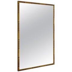 Faux Bamboo Giltwood Mirror