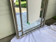 Faux Bamboo Greek Key Italian Mirror, by Palladio