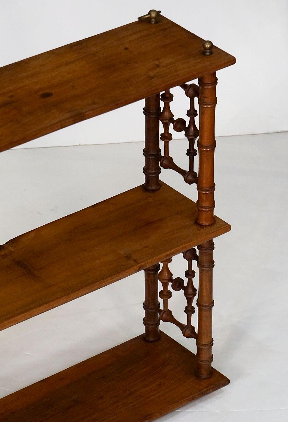 antique hanging shelves