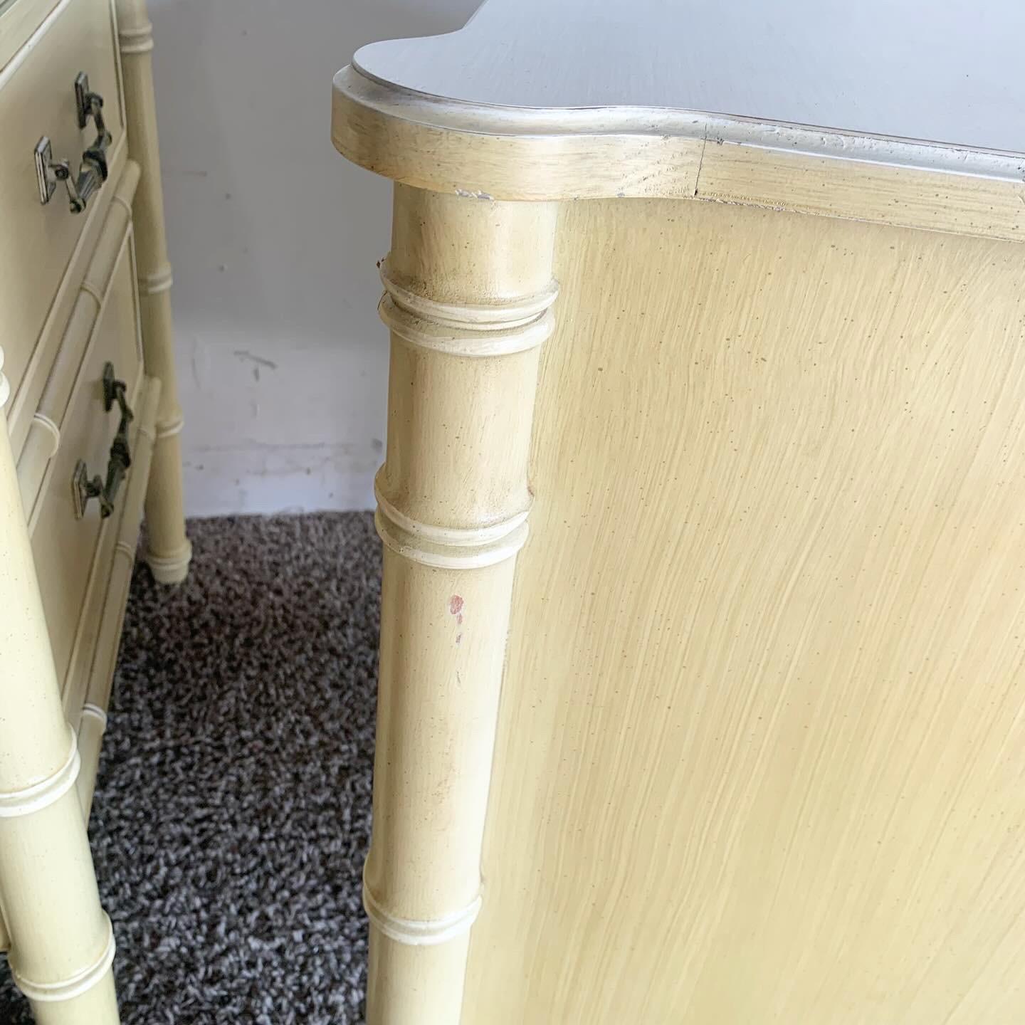 Wood Faux Bamboo Henry Link 
