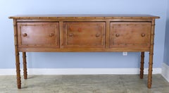 Faux Bamboo Hunt Board Server Custom Made of Old Wood