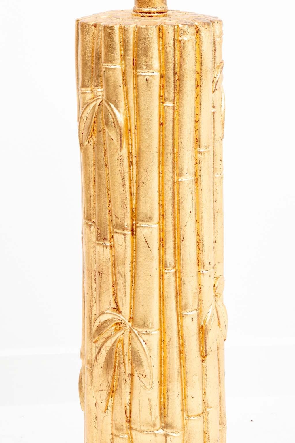 Faux Bamboo Lamp In Good Condition For Sale In Stamford, CT