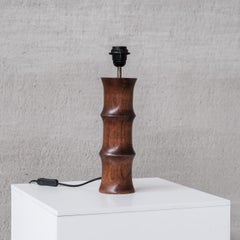 Faux Bamboo Midcentury French Table Lamp
