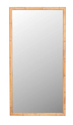 Faux Bamboo Mirror