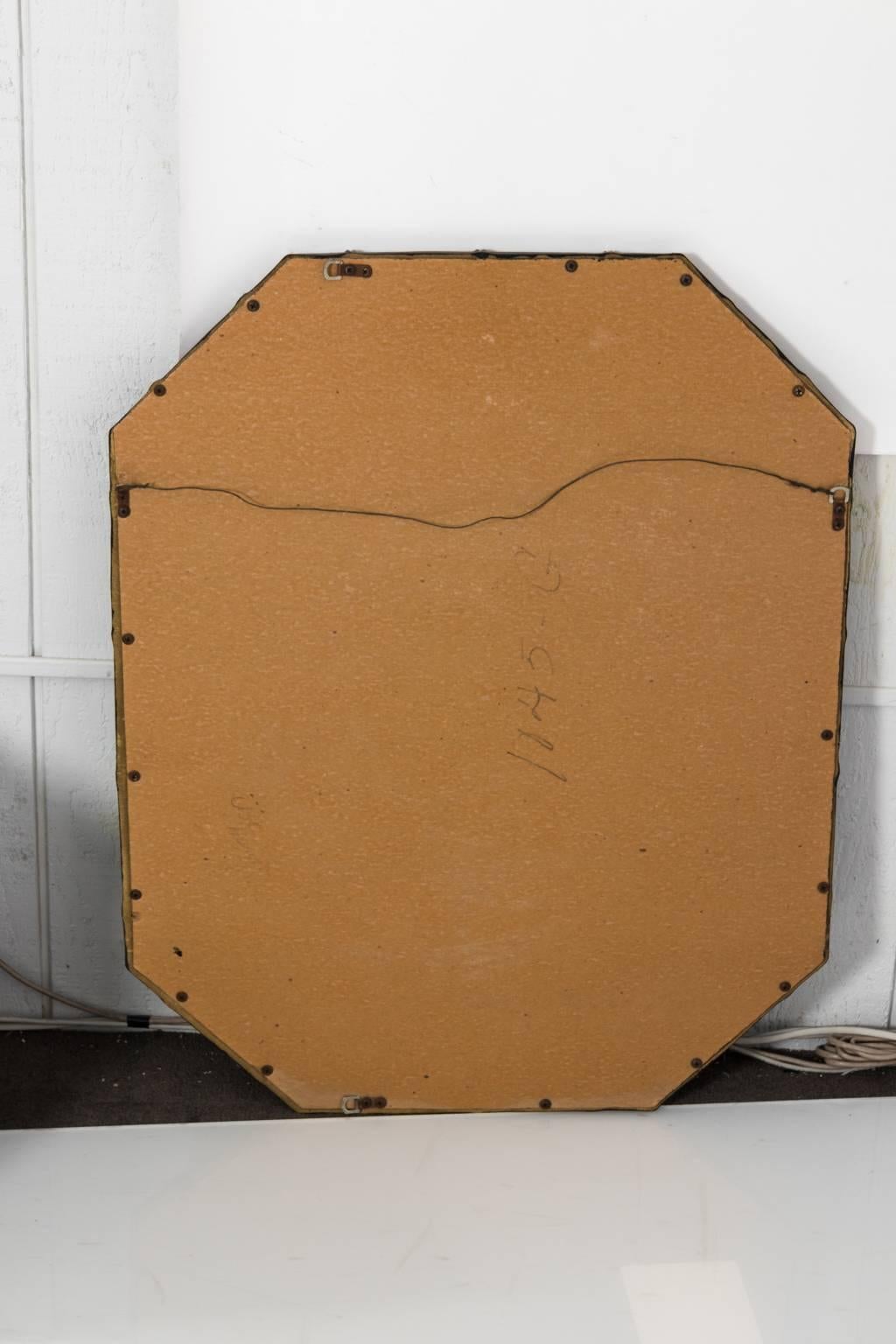 20th Century Faux Bamboo Mirror