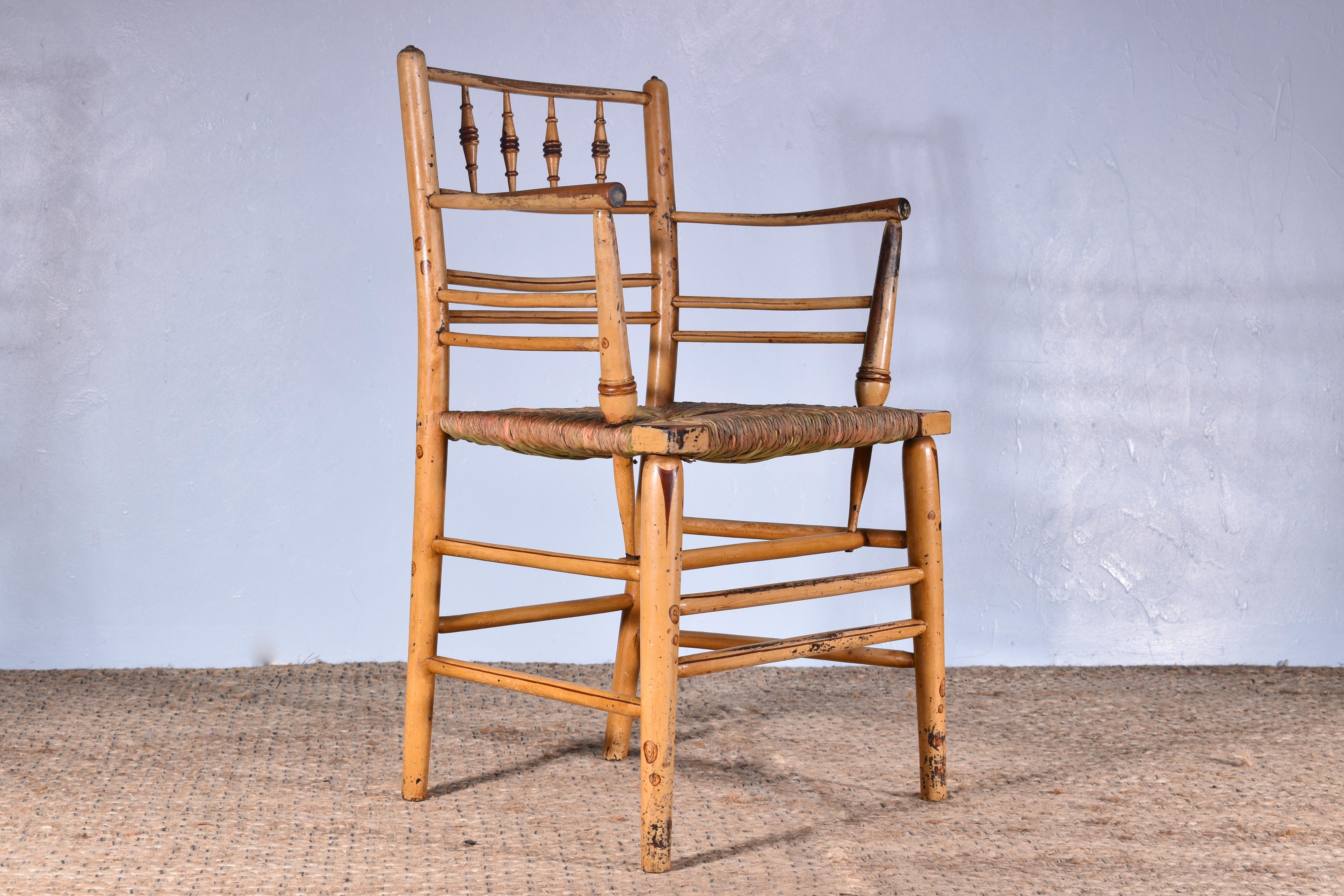 Faux Bamboo Morris & Co Sussex Armchair Artes y manualidades en venta