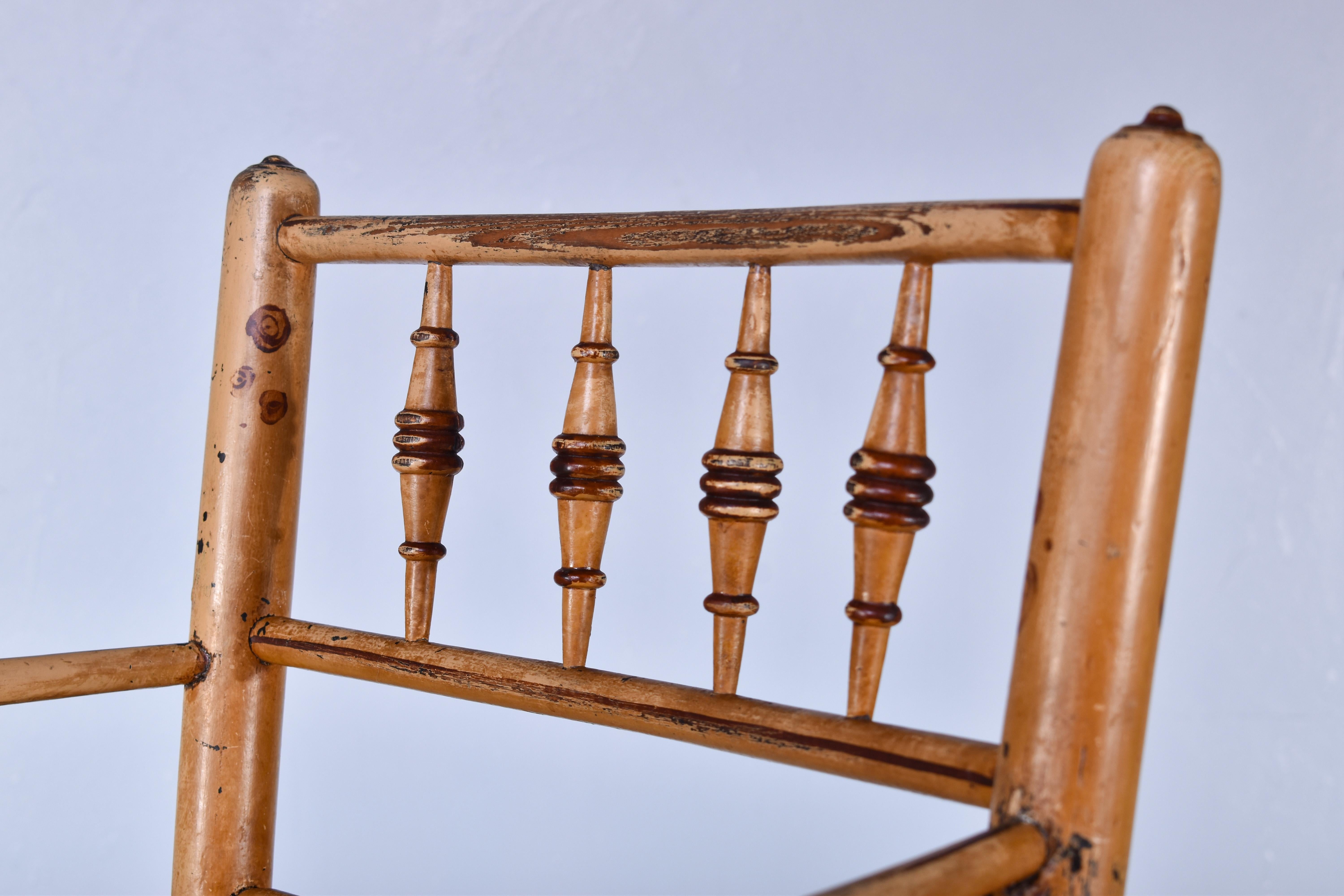 Faux Bamboo Morris & Co Sussex Armchair en Bueno estado para la venta en Darlington, GB